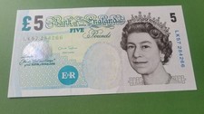 Five pounds banknote paper - in,