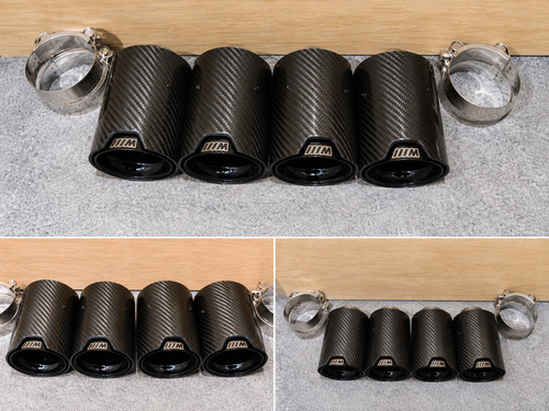 Bmw exhaust tips carbon - bmw,