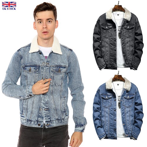 Mens denim jacket with - mens,