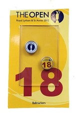 The Open Championship Ball Marker Golf Flag 2012 Lytham British Ernie Els 1