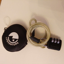 Lifeventure Cycling Lock 1m wire cable