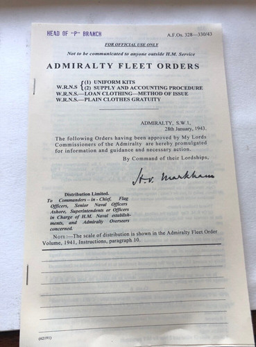 Wrns wren clothing regulations - wren,