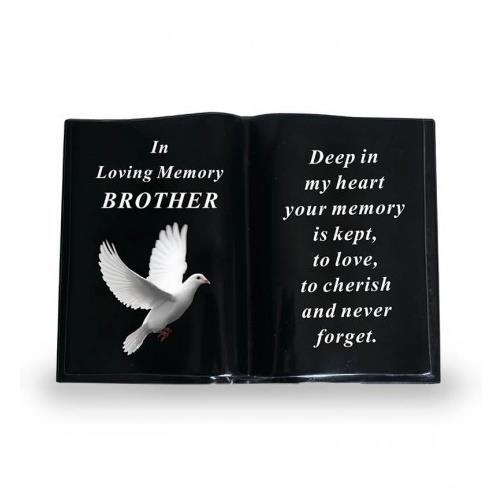 Graveside plaque memorial - graveside,