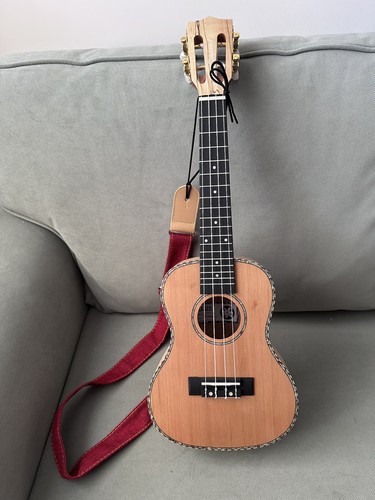 Spalted maple concert ukulele - maple,