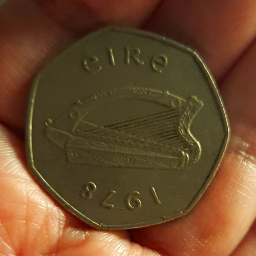 Ireland eire pre euro 50p - eire, coin