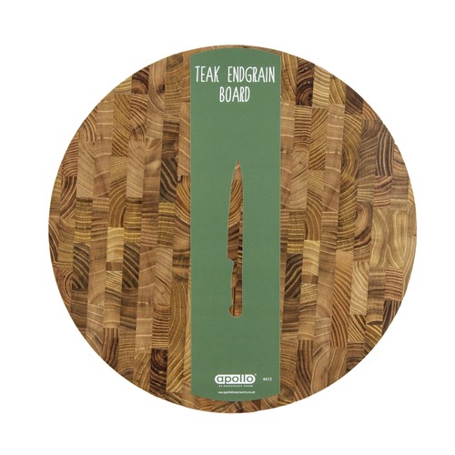 Cutting board teak endgrain - board,