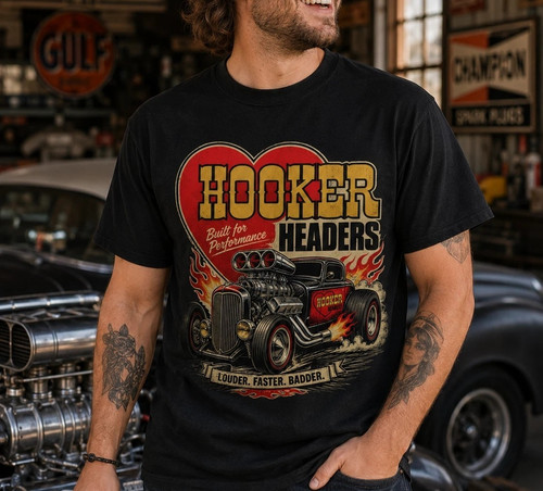 Retro hot rod shirt - retro,
