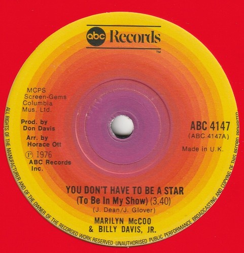 Marilyn mccoo billy - 7",