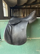 Nick Dolman 17” Wide Black GP Saddle