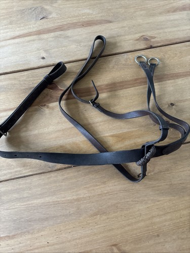Full brown running martingale - full,