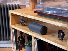 Vinyl Record Storage Unit Urban Reclamation Handmade Solid Wood Rustic