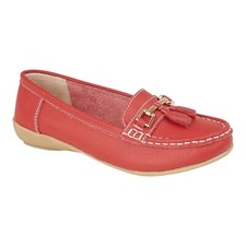 Womens Real Leather Loafers