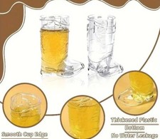 5 X Plastic Mini Cowboy Boot
