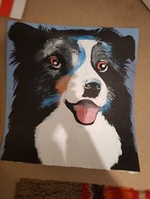 COLLAGE OF A COLLIE DOG