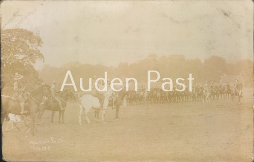1924 rppc march - 1924, cavalry