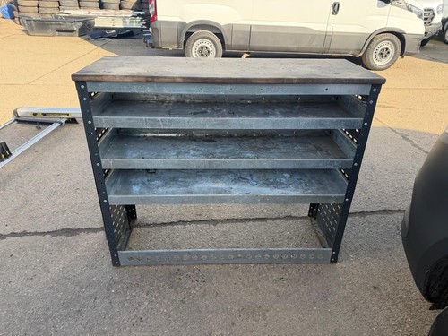 Metal van racking - van,