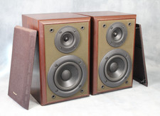 Technics SB-HD51 HiFi Stereo Bookshelf 2 Way Speakers Rosewood & Grills Working