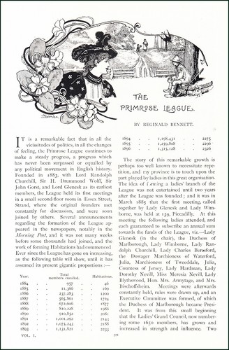 The primrose league pages - the,