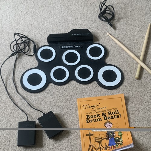 Electric drum set with - drum,