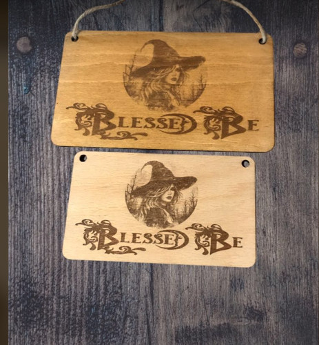 Personalised wooden blessed - personalised, be