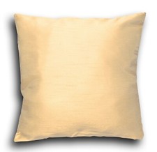 Cushion Covers Plain Faux Silk