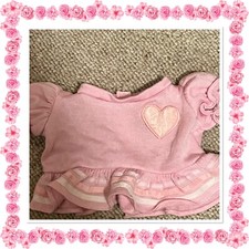 Adorable Vintage Cabbage Patch Kids Girl Pink Heart Dress Only