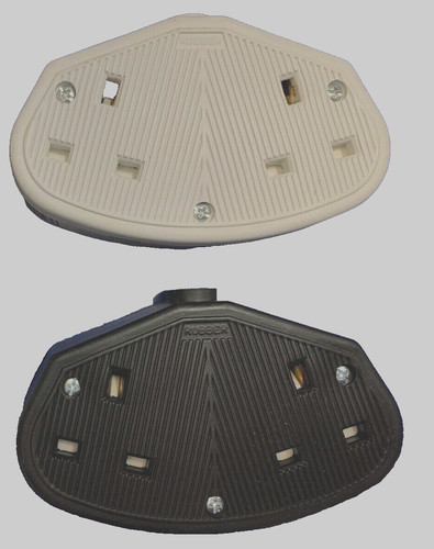 Gang double hard rubber - double,