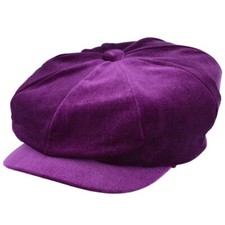 Top Quality Ladies/Women's Luxury Velvet Bakerboy Caps in 6 Colours - One Size