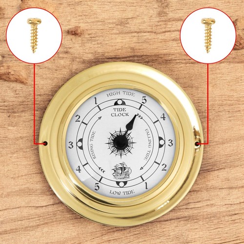 Tide clock silent nautical - clock,