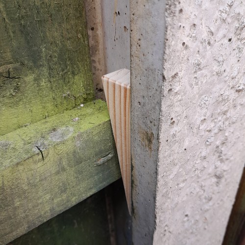Set wooden fence panel - 6,