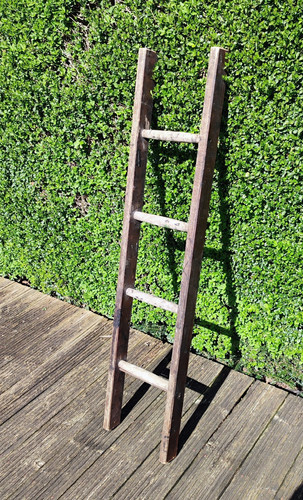 Vintage wooden rung step - rung,