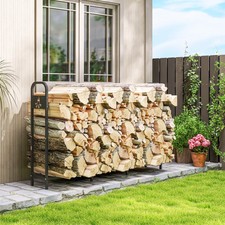 6.5FT Steel Firewood Log Rack