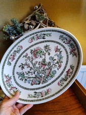 Vintage Johnson Bros Indian Tree England Large Oval Plate Serving Dish Platter