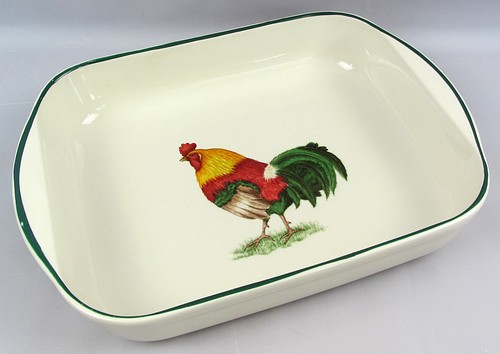 Green pottery cloverleaf - t.g.green,