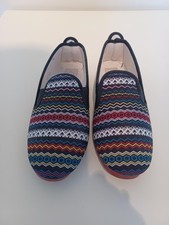 Flossy Style Espadrilles Flat Shoes Size UK 6.5, EU 39 - Multicolor - New