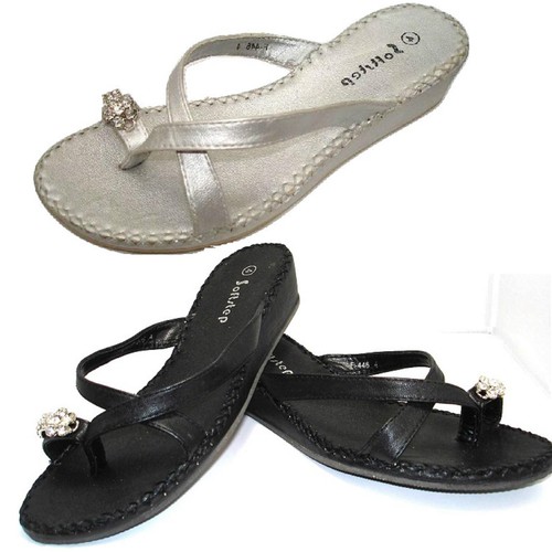 Ladies party low wedges toe - party,