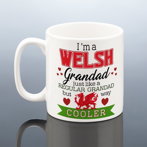 Welsh grandad mug - welsh, birthday