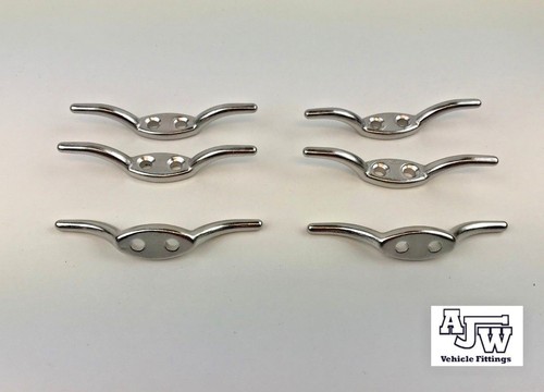 Rope cleat 65mm stainless - rope,