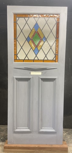 Art deco stained glass - stained, front