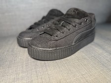 Puma Fenty Rihanna Creeper Phatty in Session Black Corduroy Trainers UK6