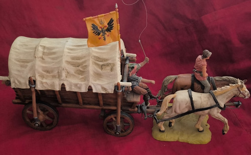 Medieval war cart elastolin - medieval,