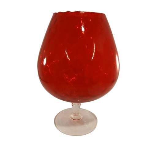 Vintage empoli glass vase - empoli,