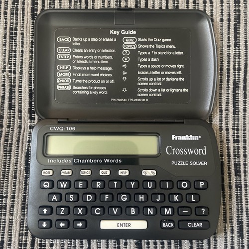 Franklin cwq 106 crossword - franklin,