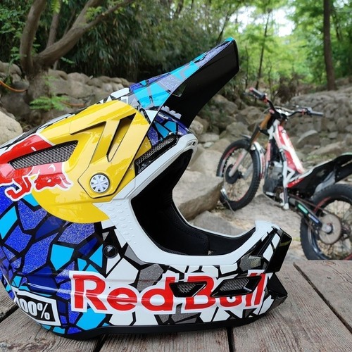 Mtb red bull helmet - red,