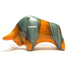 Otto Keramik Bull Orange Peru