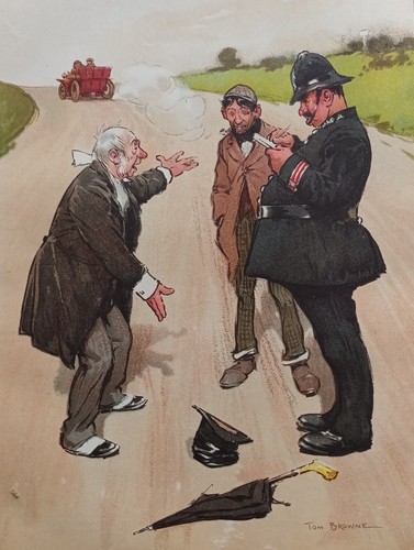 Tom browne the motor car - motor,