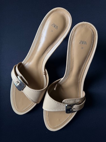 Zara buckled leather - zara,