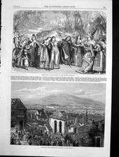 Antique Old Print Princess