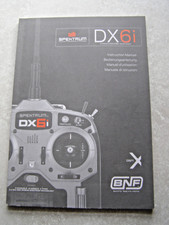 Spektrum DX6 Instruction Manual - English, German, French &  Italian