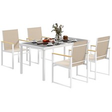 Outsunny 5 Piece Garden Table